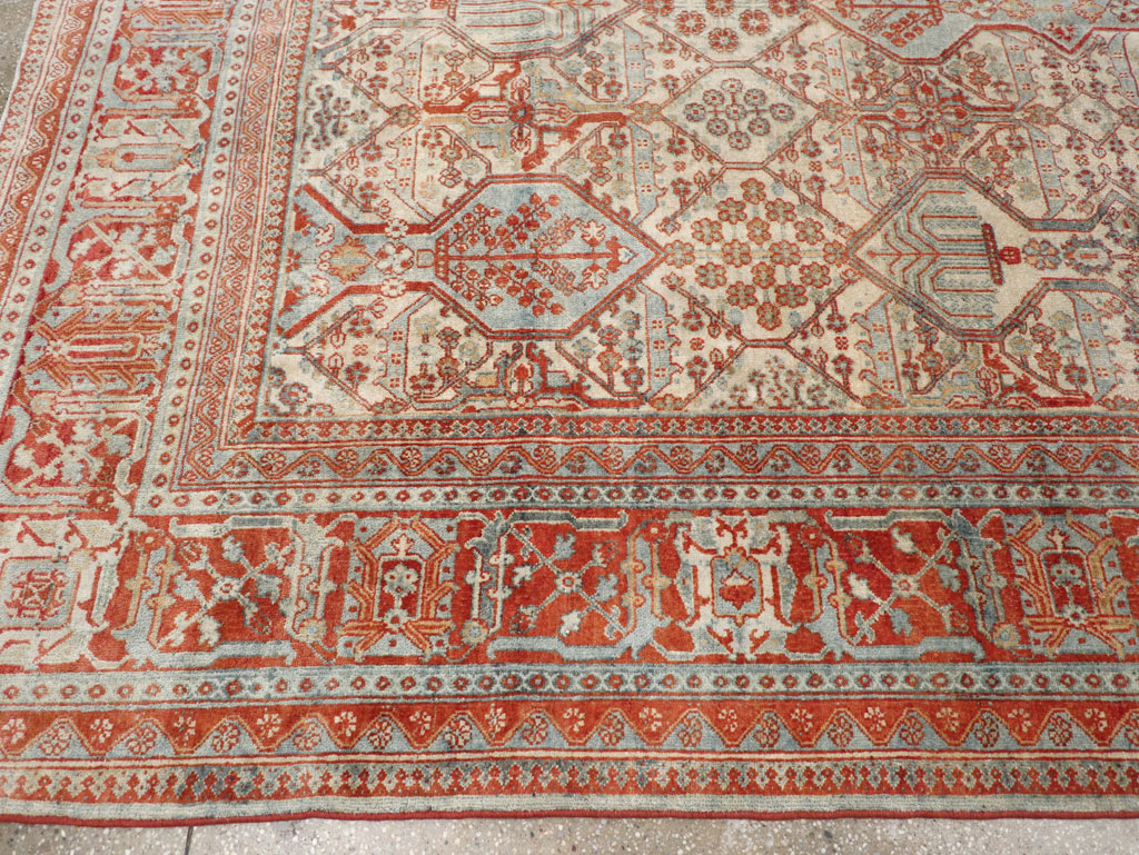 Vintage Persian Joshegan Room Size Carpet, No.30910 - Galerie Shabab