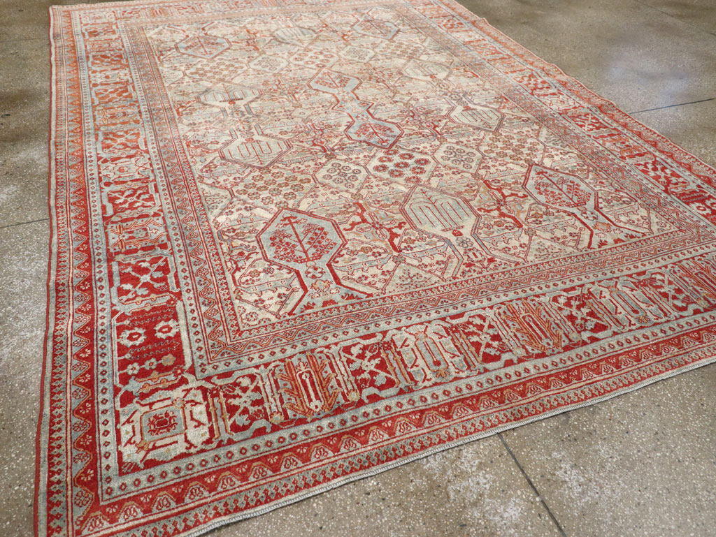 Vintage Persian Joshegan Room Size Carpet, No.30910 - Galerie Shabab