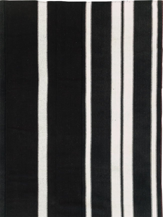 Modern Turkish Flatweave Kilim Large Room Size Carpet, No.30915 - Galerie Shabab