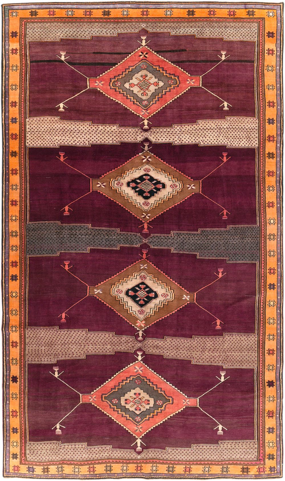 Vintage Turkish Anatolian Carpet, No.30917 - Galerie Shabab