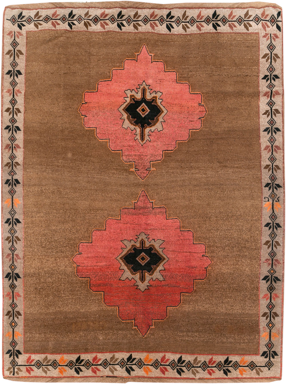 Vintage Turkish Anatolian Room Size Carpet, No.30919 - Galerie Shabab