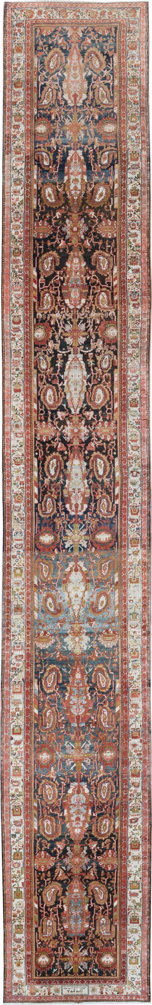 Vintage Persian Malayer Runner, No.30923 - Galerie Shabab
