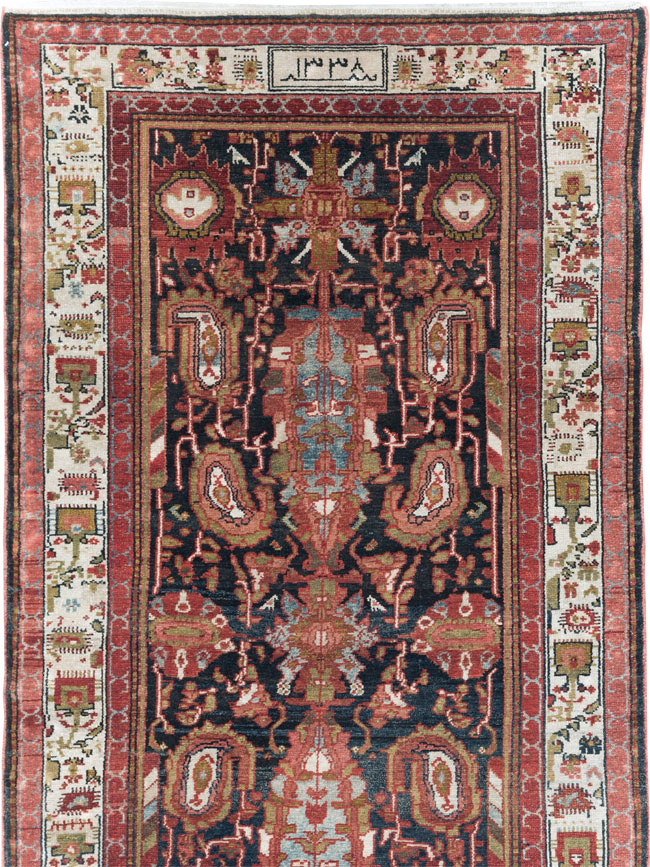 Vintage Persian Malayer Runner, No.30923 - Galerie Shabab