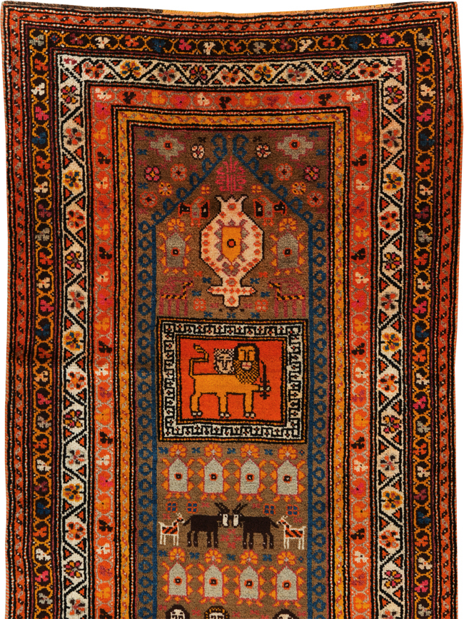 Vintage Anatolian Pictorial Rug, No.30928 - Galerie Shabab