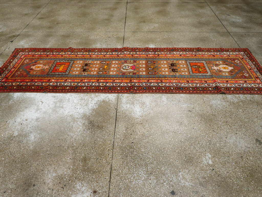 Vintage Anatolian Pictorial Rug, No.30928 - Galerie Shabab