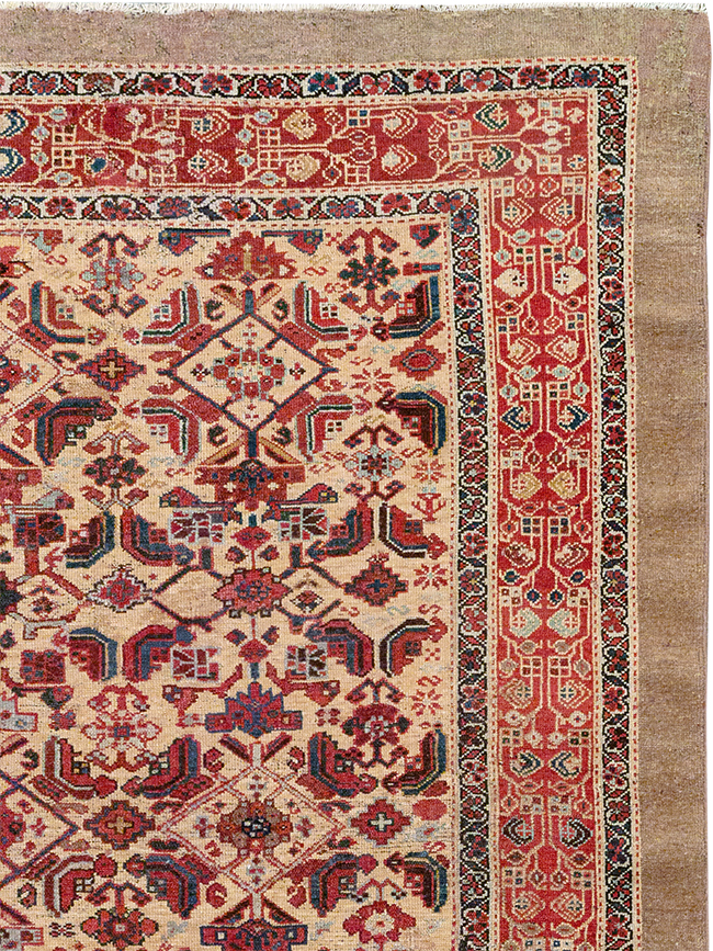 Antique Persian Malayer Gallery Carpet, No.30939 - Galerie Shabab