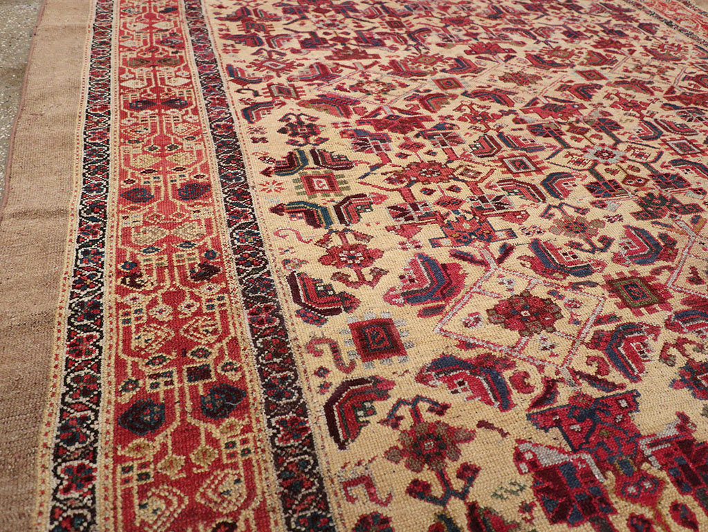 Antique Persian Malayer Gallery Carpet, No.30939 - Galerie Shabab