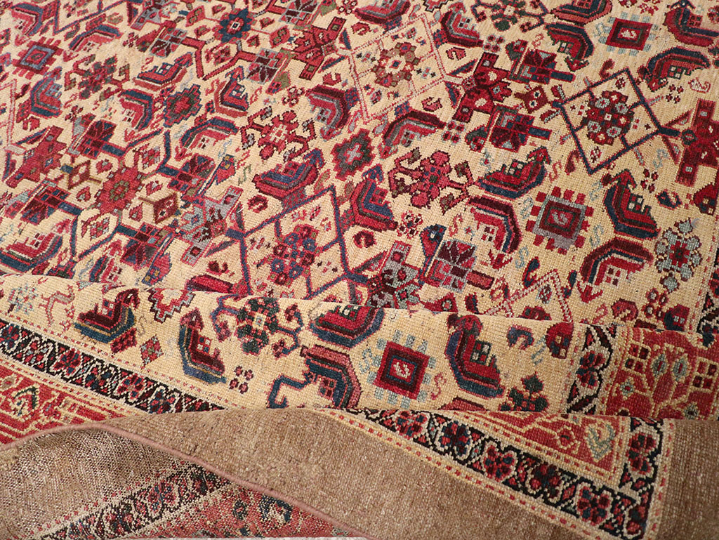Antique Persian Malayer Gallery Carpet, No.30939 - Galerie Shabab