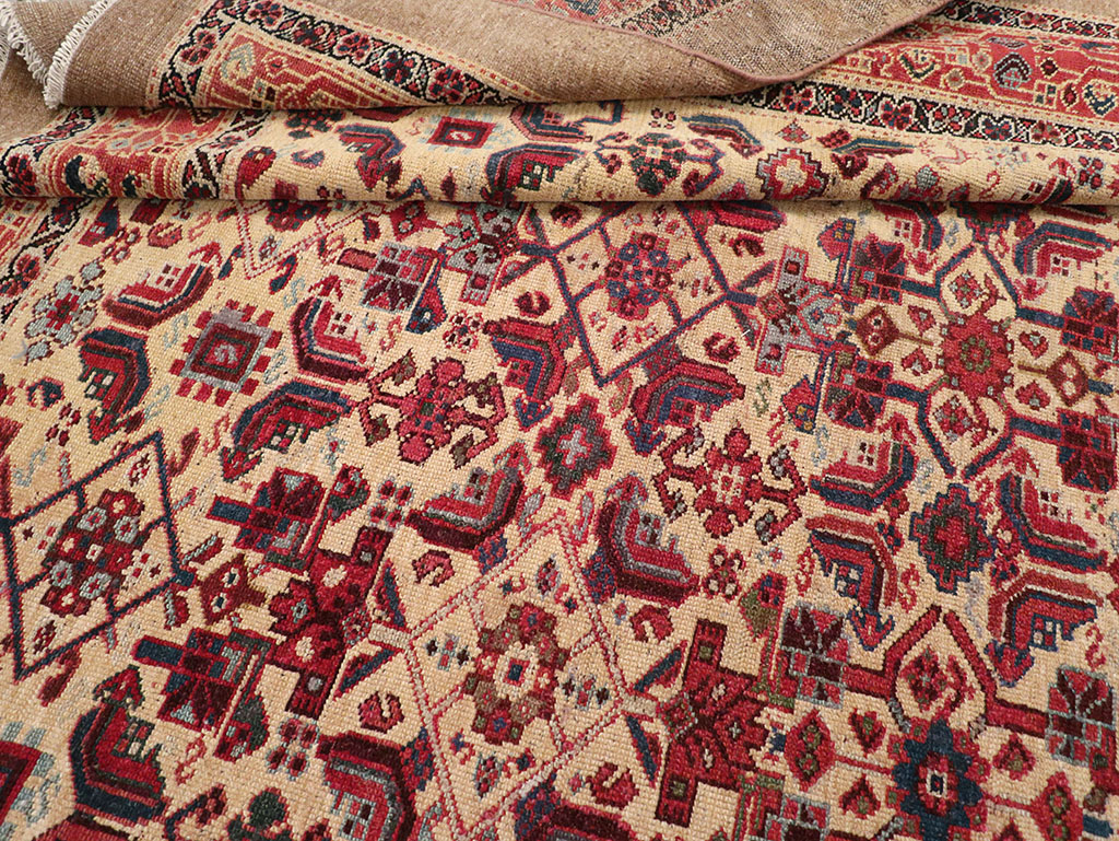 Antique Persian Malayer Gallery Carpet, No.30939 - Galerie Shabab