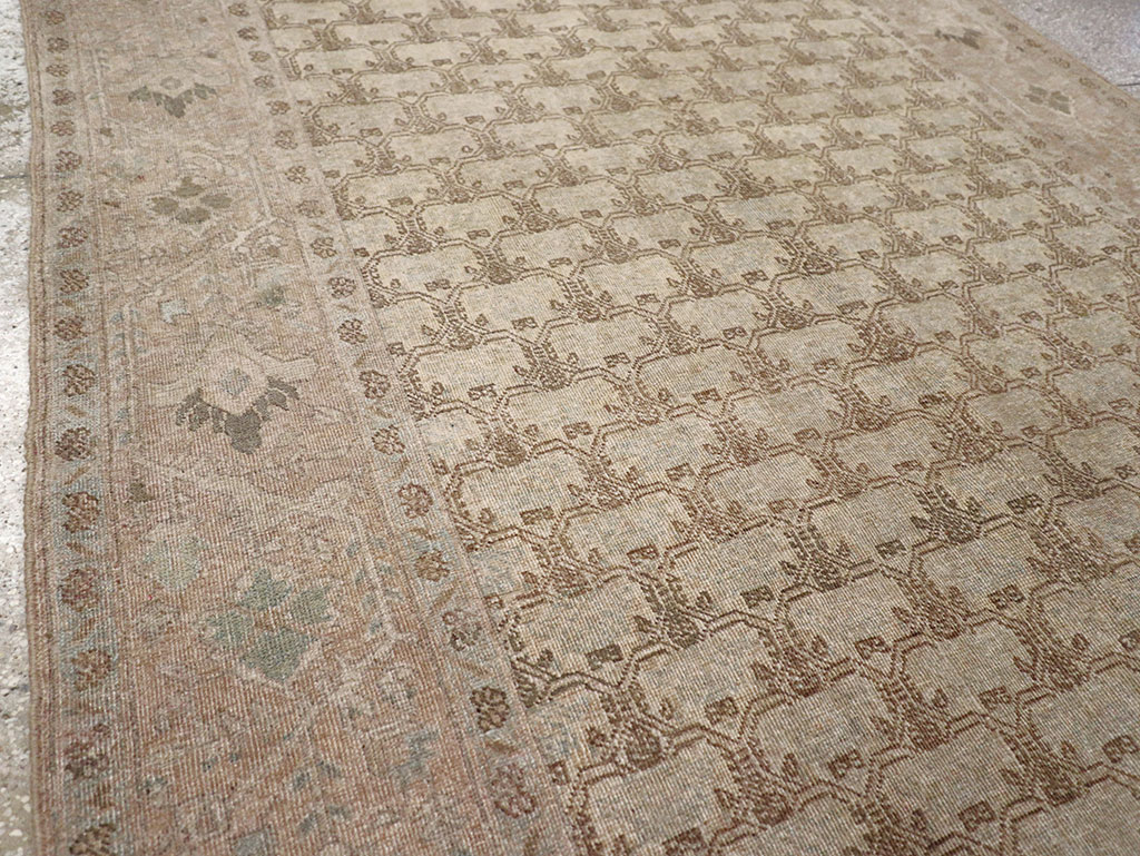 Vintage Persian Gallery Tabriz Carpet, No.30944 - Galerie Shabab