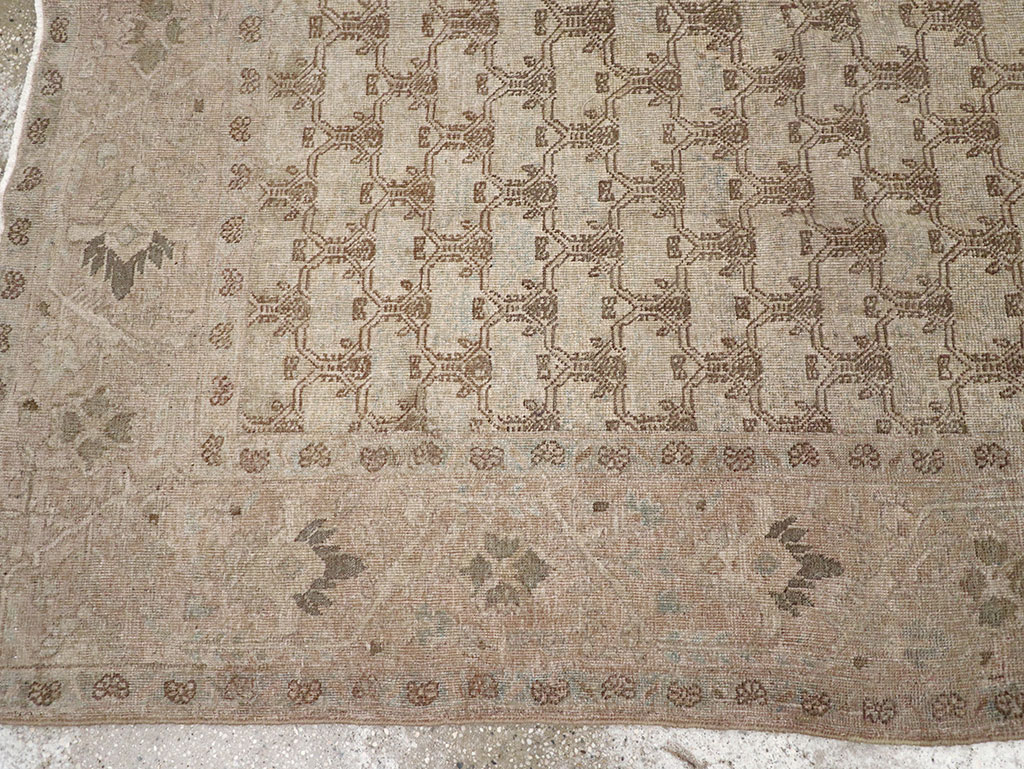 Vintage Persian Gallery Tabriz Carpet, No.30944 - Galerie Shabab