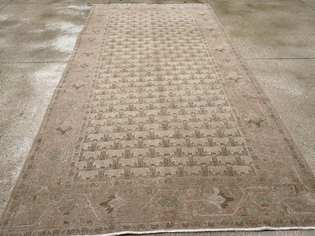Vintage Persian Gallery Tabriz Carpet, No.30944 - Galerie Shabab