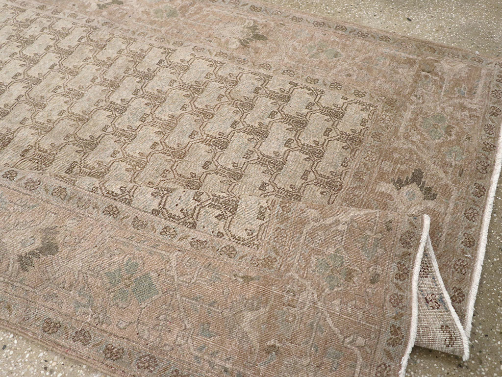 Vintage Persian Gallery Tabriz Carpet, No.30944 - Galerie Shabab