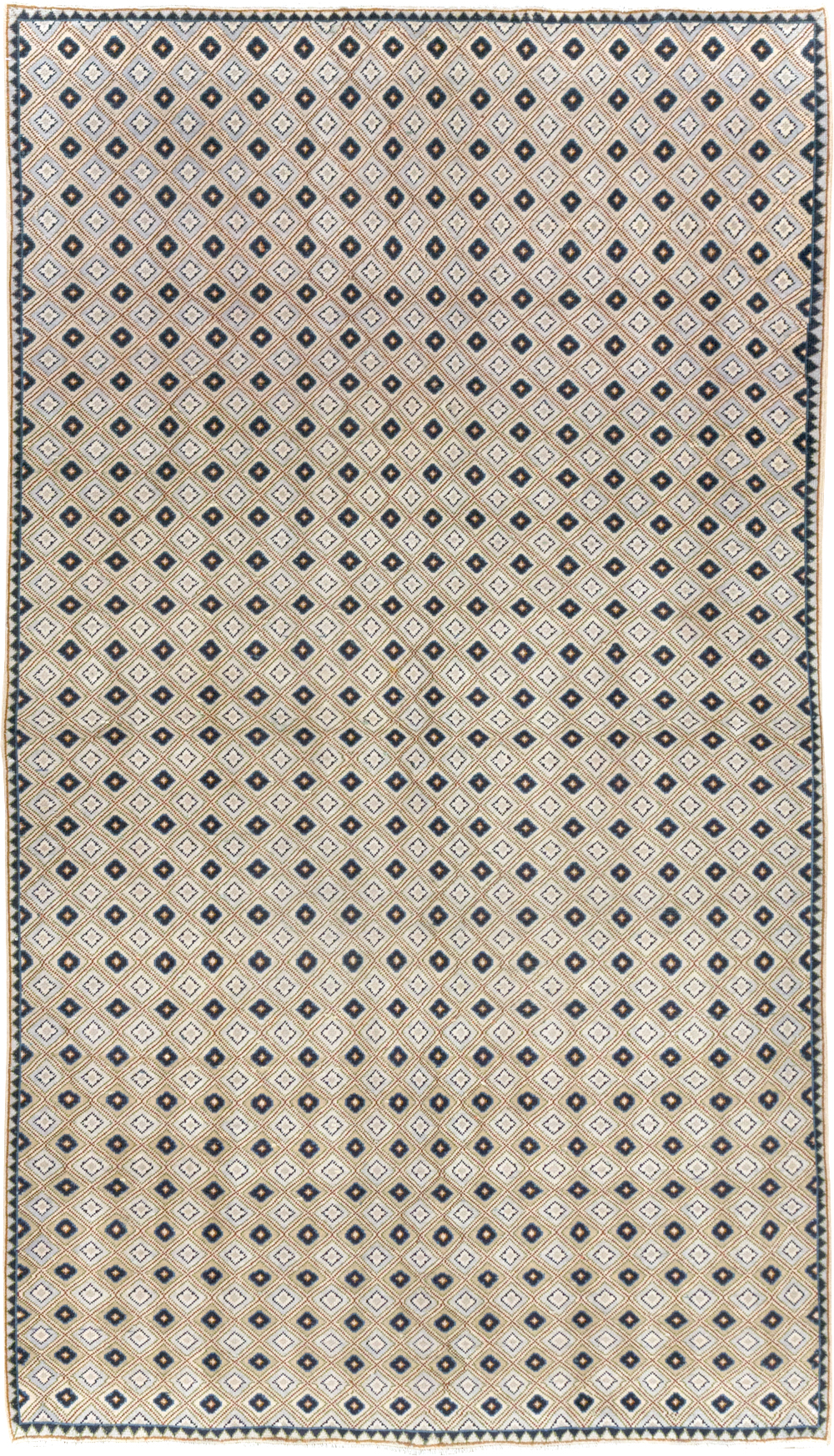 Vintage Persian Kashan Accent Rug (Pair: 1 of 2), No.30945 - Galerie Shabab