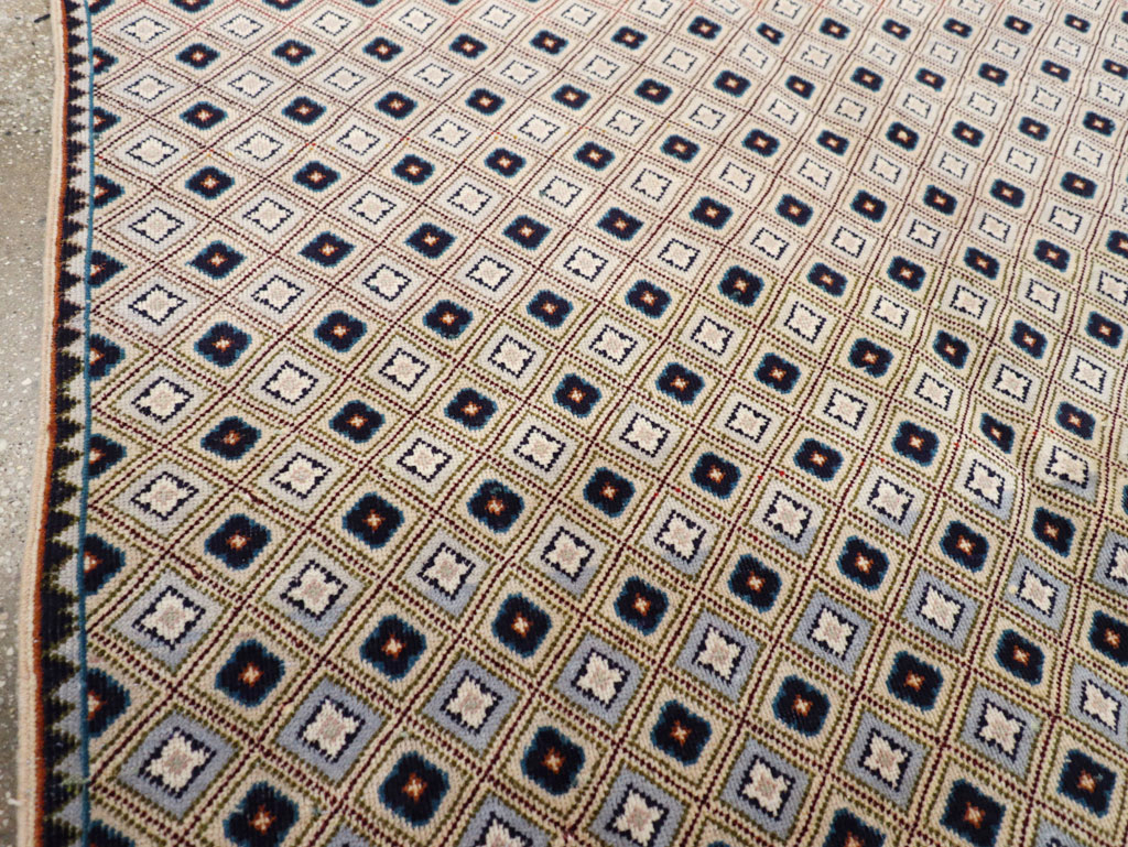 Vintage Persian Kashan Accent Rug (Pair: 2 of 2), No.30946 - Galerie Shabab