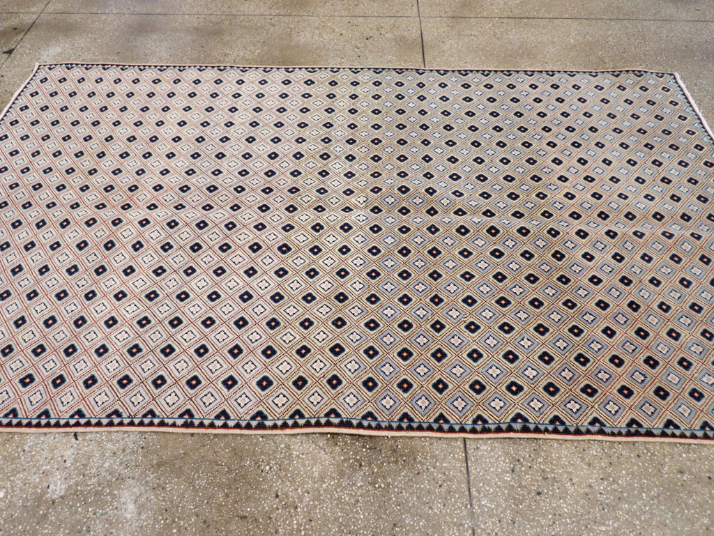 Vintage Persian Kashan Accent Rug (Pair: 2 of 2), No.30946 - Galerie Shabab