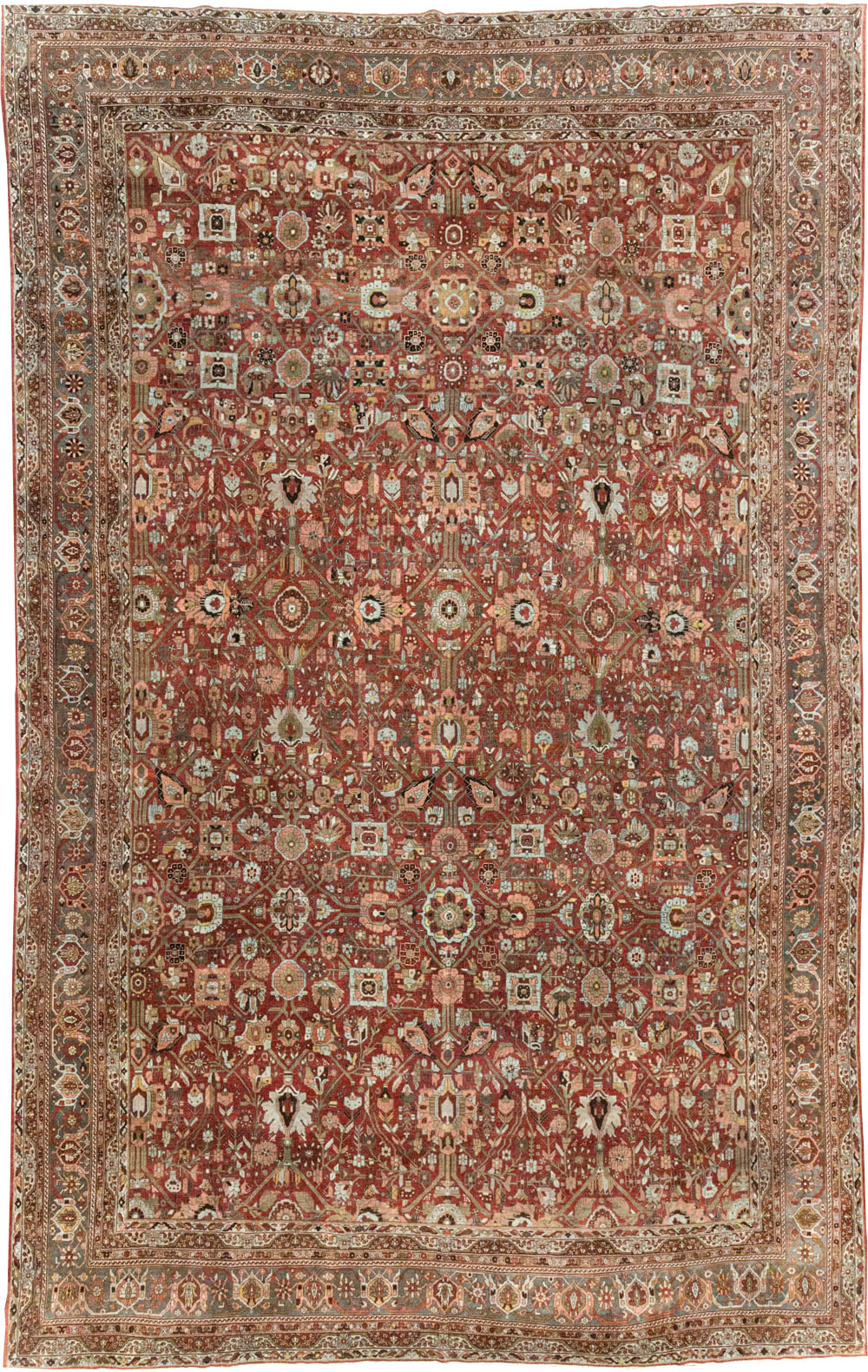 Antique Persian Bidjar Large Carpet, No.30953 - Galerie Shabab