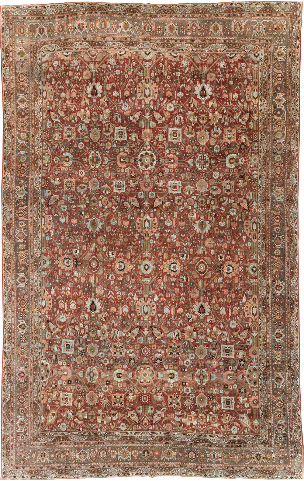 Antique Persian Bidjar Large Carpet, No.30953 - Galerie Shabab