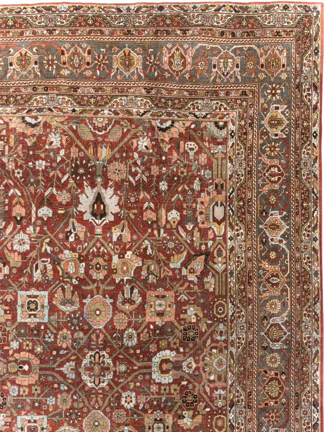 Antique Persian Bidjar Large Carpet, No.30953 - Galerie Shabab