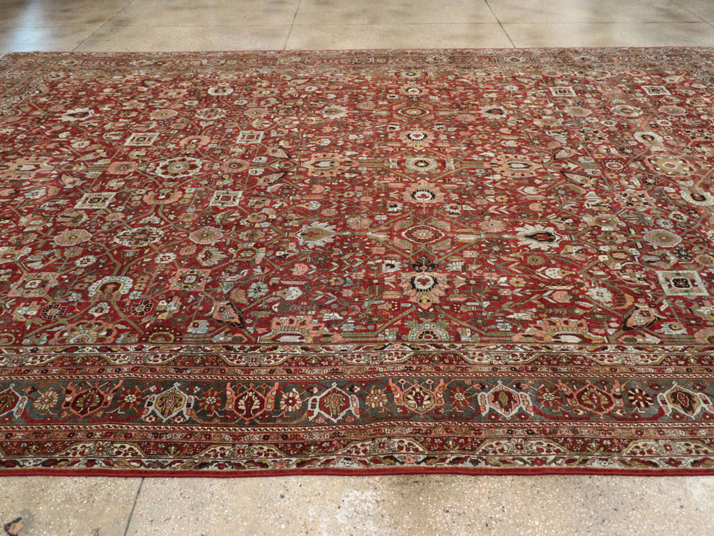 Antique Persian Bidjar Large Carpet, No.30953 - Galerie Shabab