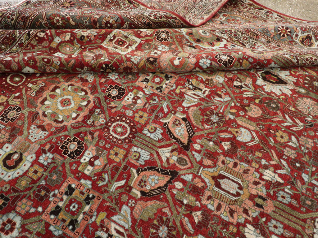 Antique Persian Bidjar Large Carpet, No.30953 - Galerie Shabab