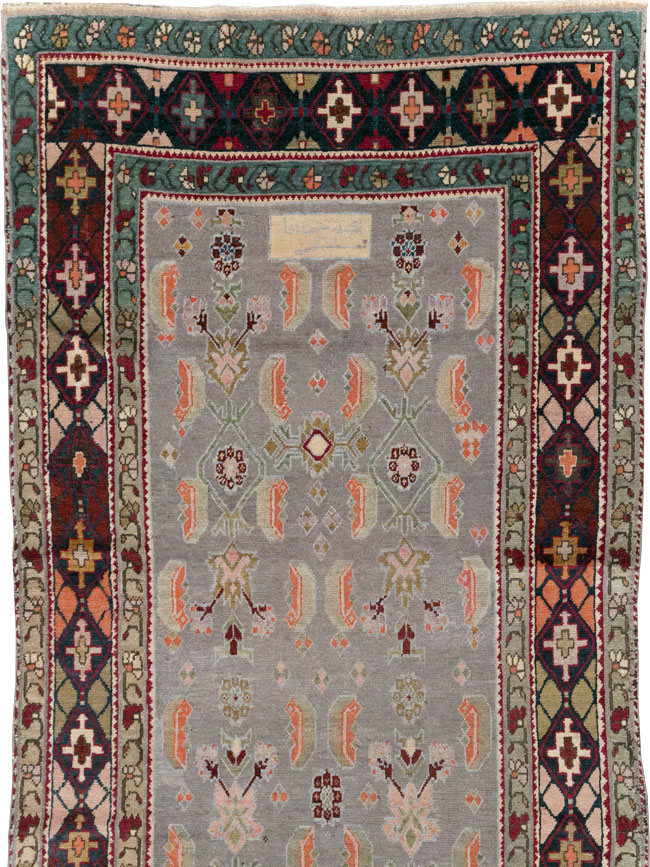 Antique Caucasian Karabagh Wide Gallery Runner, No.30954 - Galerie Shabab