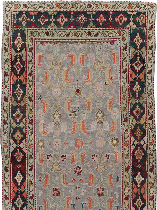 Antique Caucasian Karabagh Wide Gallery Runner, No.30954 - Galerie Shabab