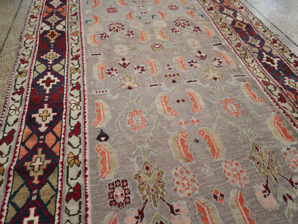 Antique Caucasian Karabagh Wide Gallery Runner (Pair: 2 of 2), No.30954 - Galerie Shabab