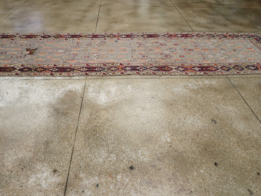 Antique Caucasian Karabagh Wide Gallery Runner (Pair: 2 of 2), No.30954 - Galerie Shabab