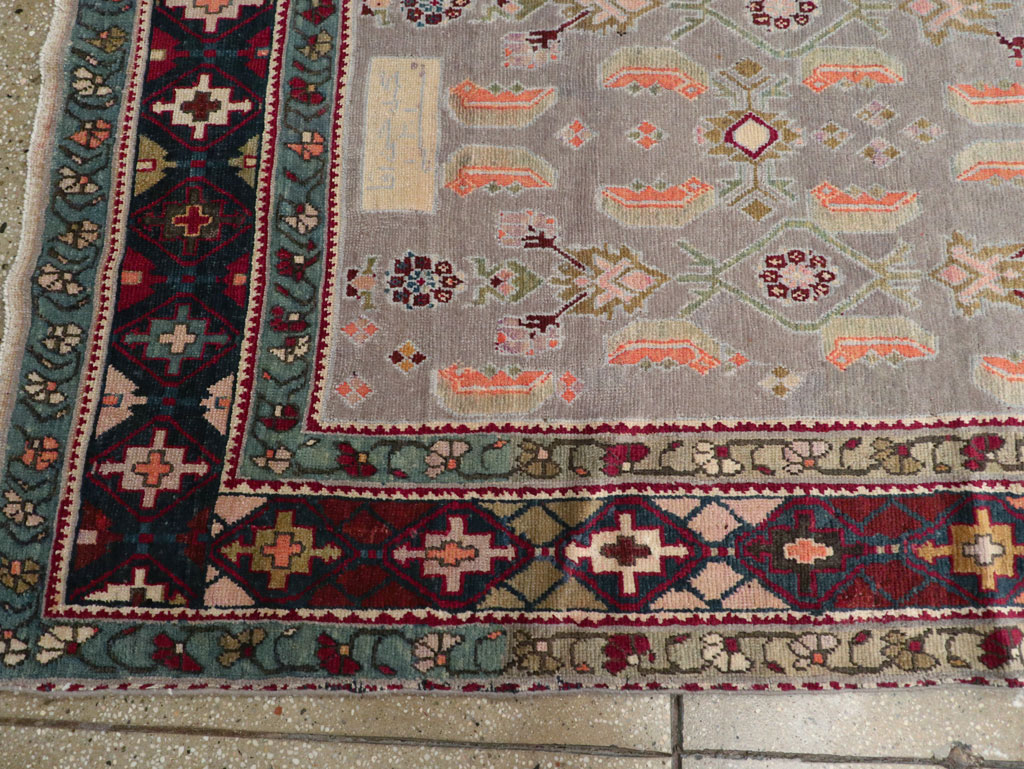 Antique Caucasian Karabagh Wide Gallery Runner, No.30954 - Galerie Shabab