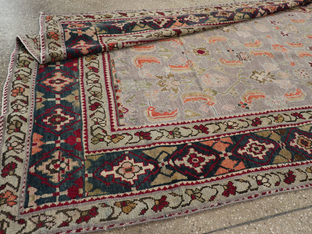 Antique Caucasian Karabagh Wide Gallery Runner (Pair: 2 of 2), No.30954 - Galerie Shabab