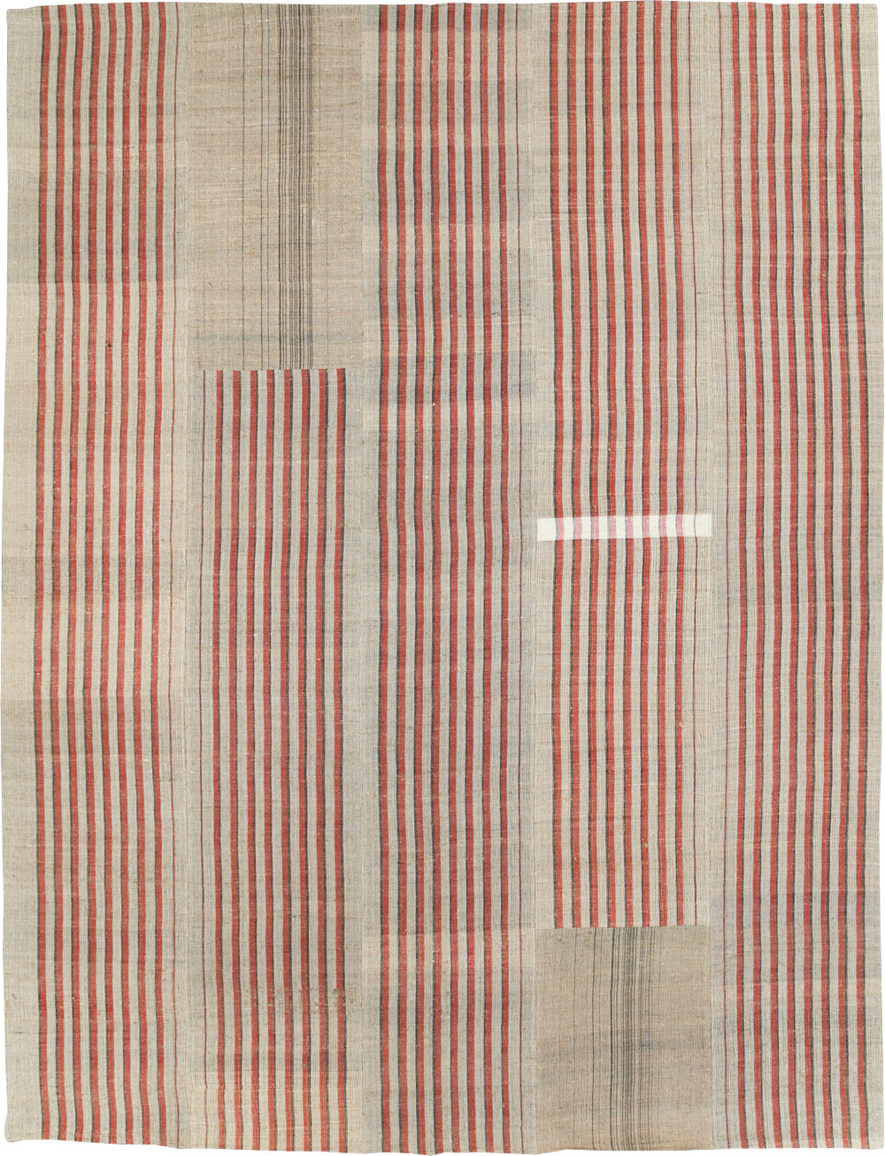 Contemporary Turkish Flatweave Kilim Room Size Carpet, No.30959 - Galerie Shabab