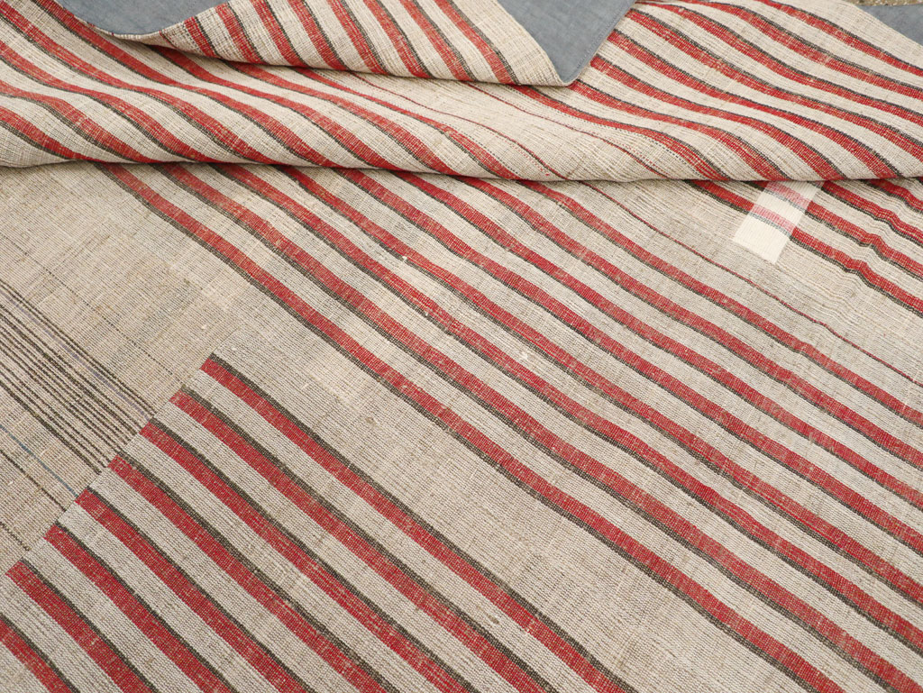 Contemporary Turkish Flatweave Kilim Room Size Carpet, No.30959 - Galerie Shabab