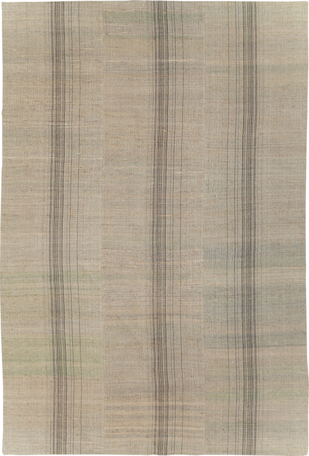 Modern Turkish Flatweave Kilim Room Size Carpet, No.30960 - Galerie Shabab