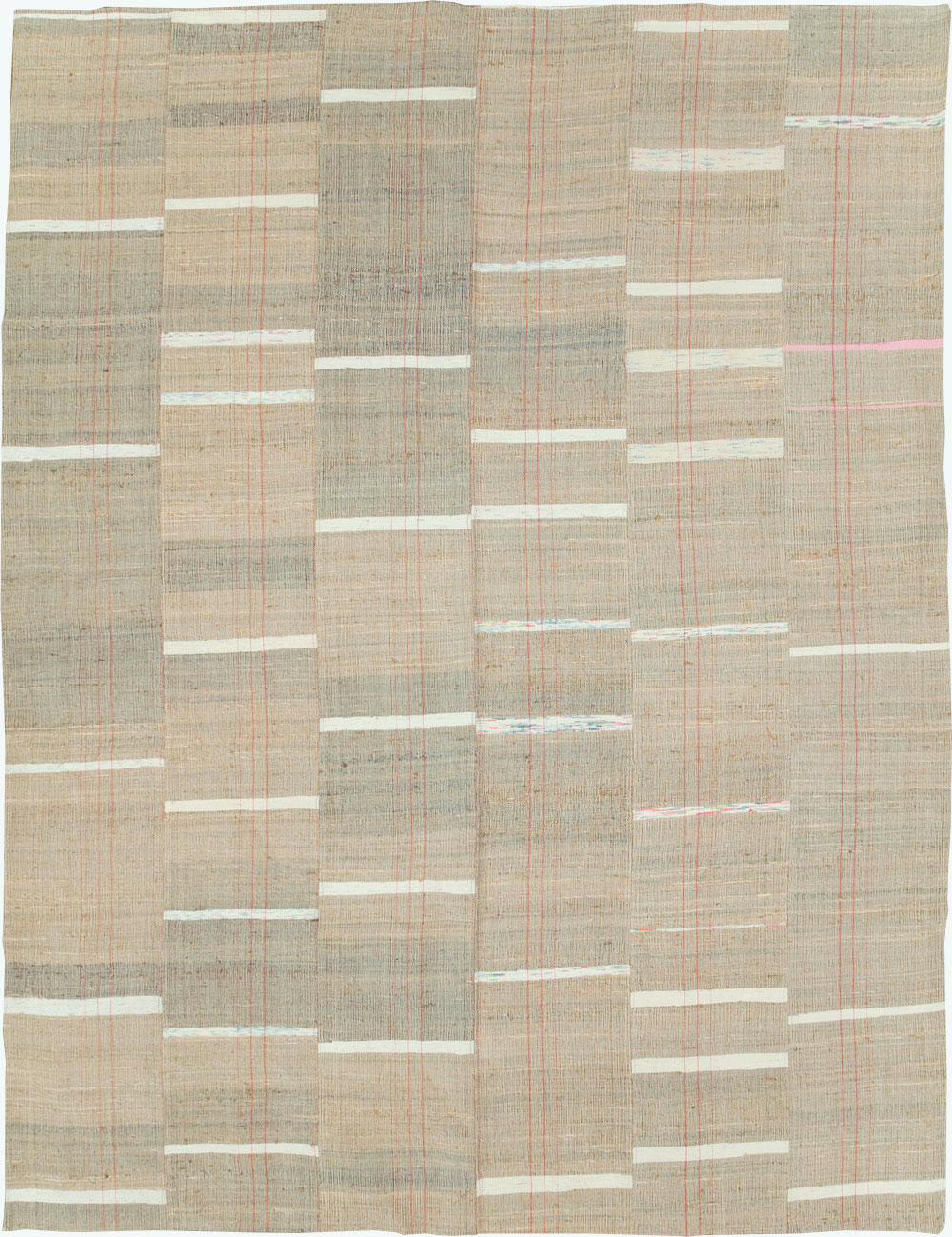 Contemporary Turkish Flatweave Kilim Room Size Carpet, No.30962 - Galerie Shabab