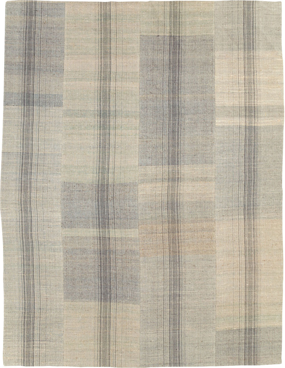 Vintage Turkish Flatweave Kilim Room Size Carpet, No.30963 - Galerie Shabab
