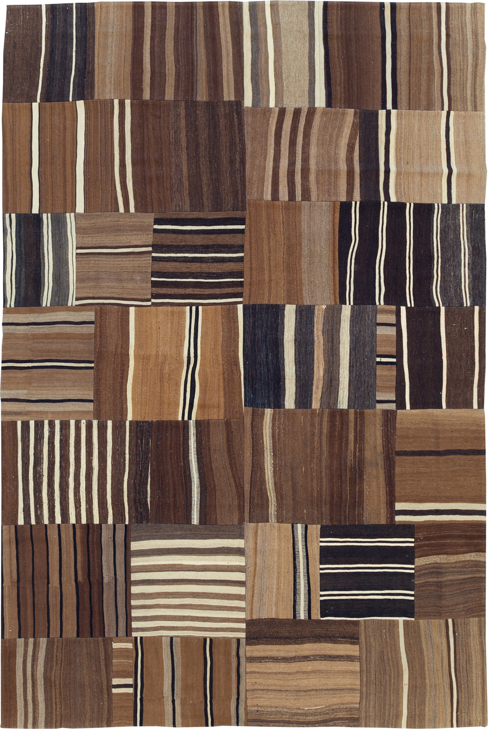 Modern Turkish Patchwork Flatweave Kilim, No.30970 - Galerie Shabab