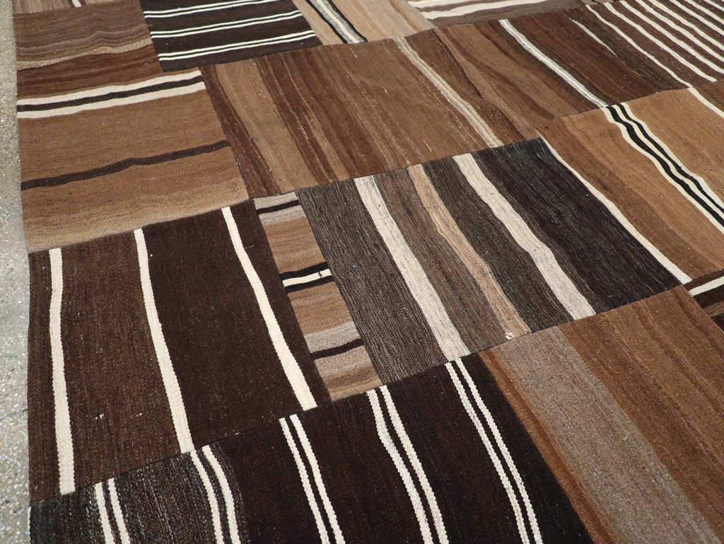 Modern Turkish Patchwork Flatweave Kilim, No.30970 - Galerie Shabab