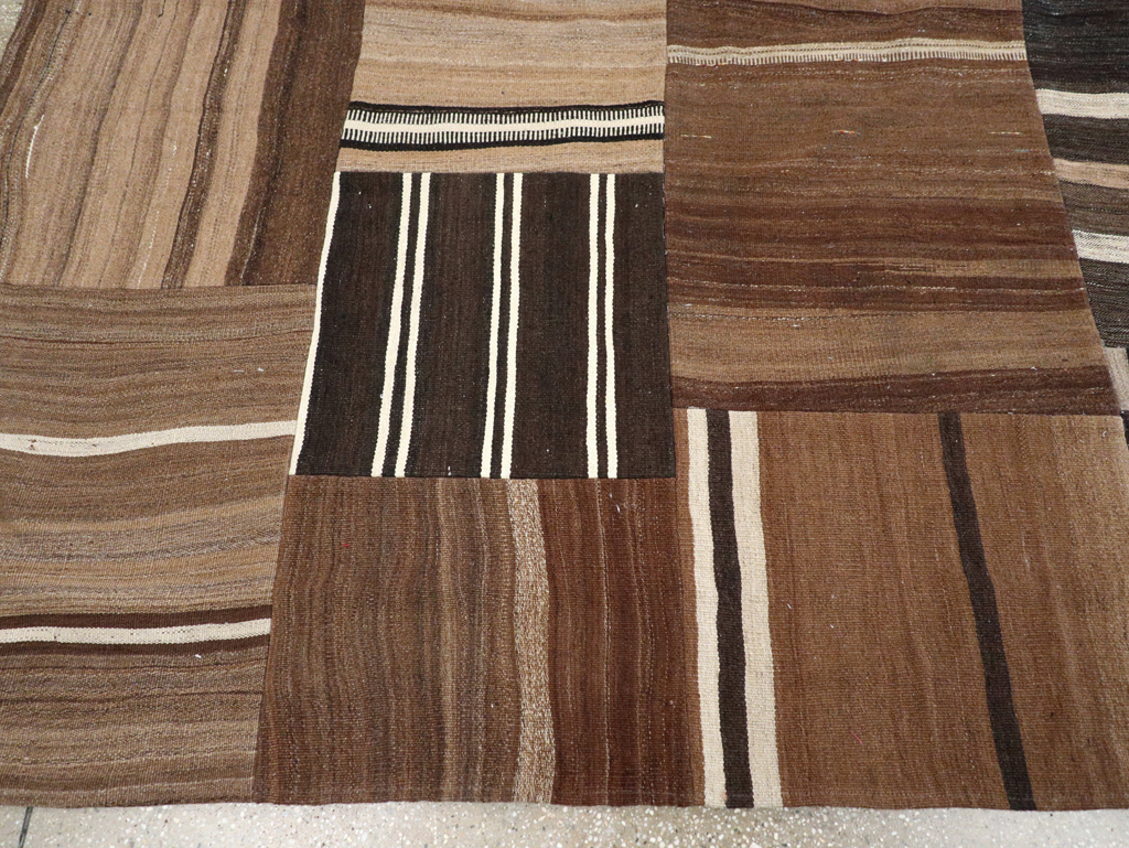 Modern Turkish Patchwork Flatweave Kilim, No.30970 - Galerie Shabab