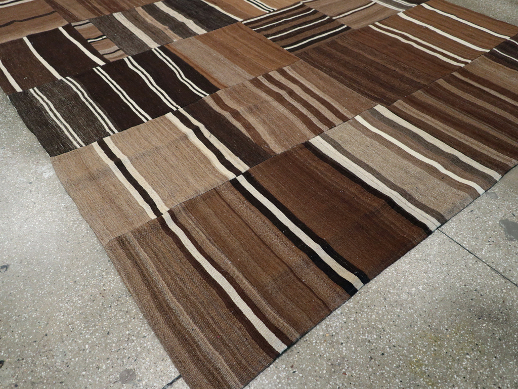 Modern Turkish Patchwork Flatweave Kilim, No.30970 - Galerie Shabab