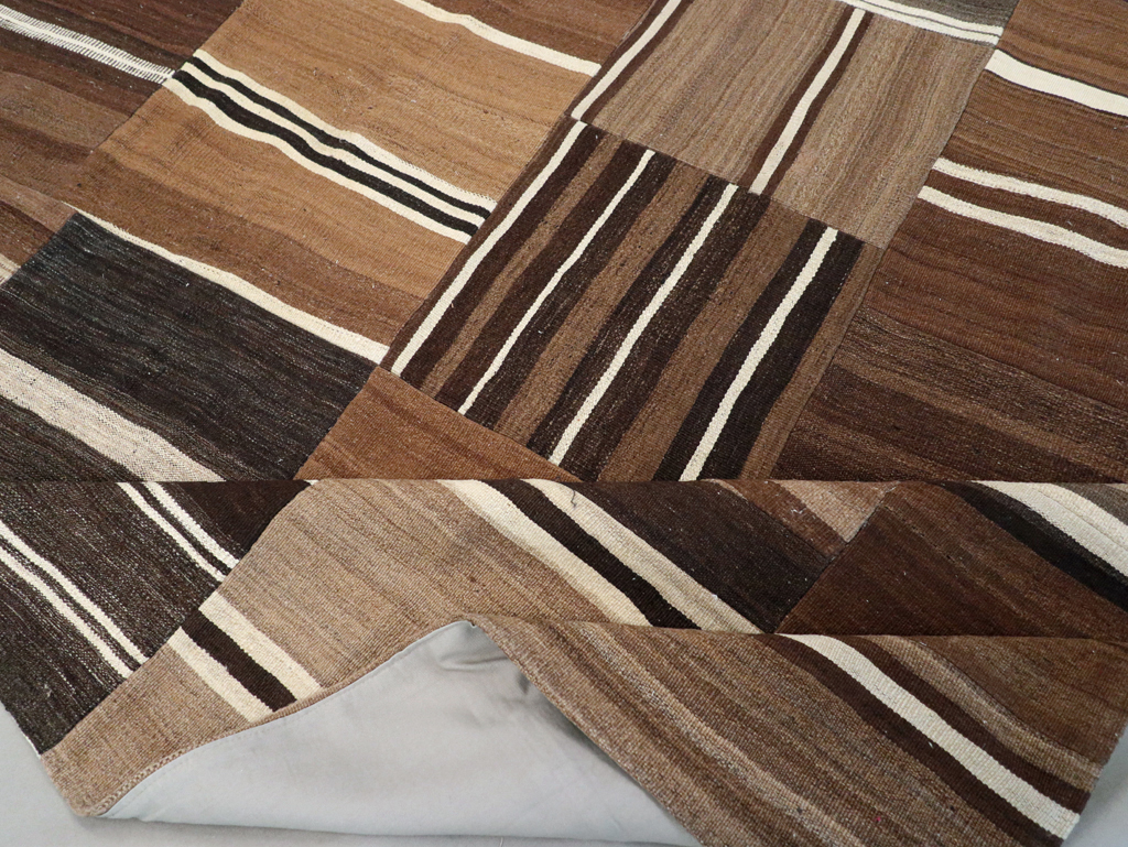 Modern Turkish Patchwork Flatweave Kilim, No.30970 - Galerie Shabab