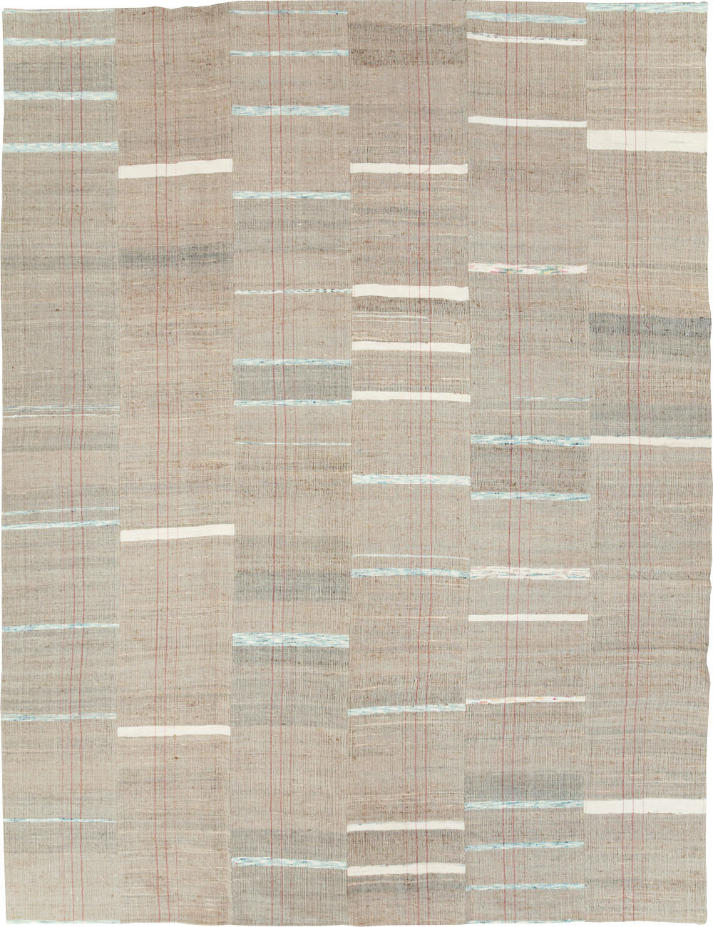 Contemporary Turkish Flatweave Kilim Room Size Carpet, No.30974 - Galerie Shabab