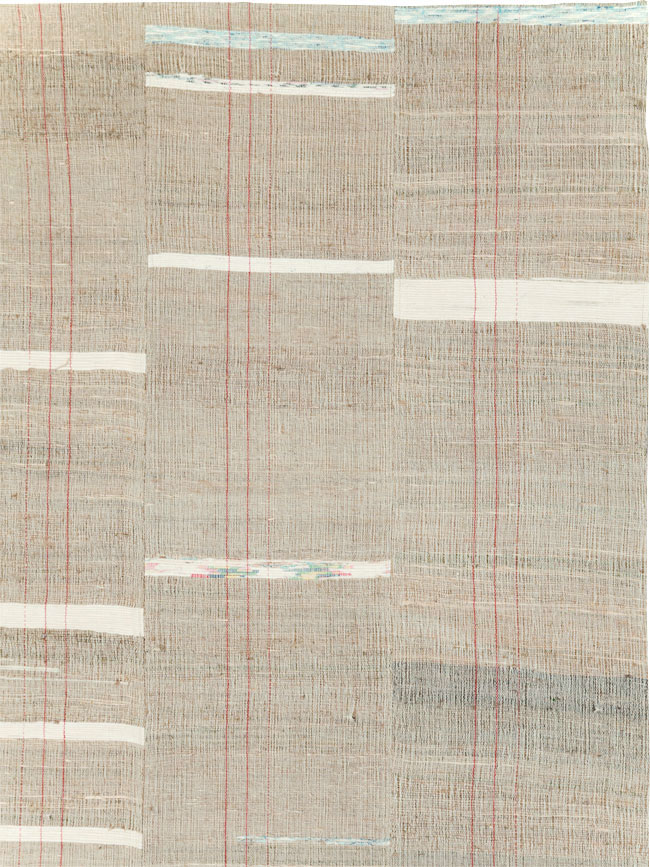 Contemporary Turkish Flatweave Kilim Room Size Carpet, No.30974 - Galerie Shabab