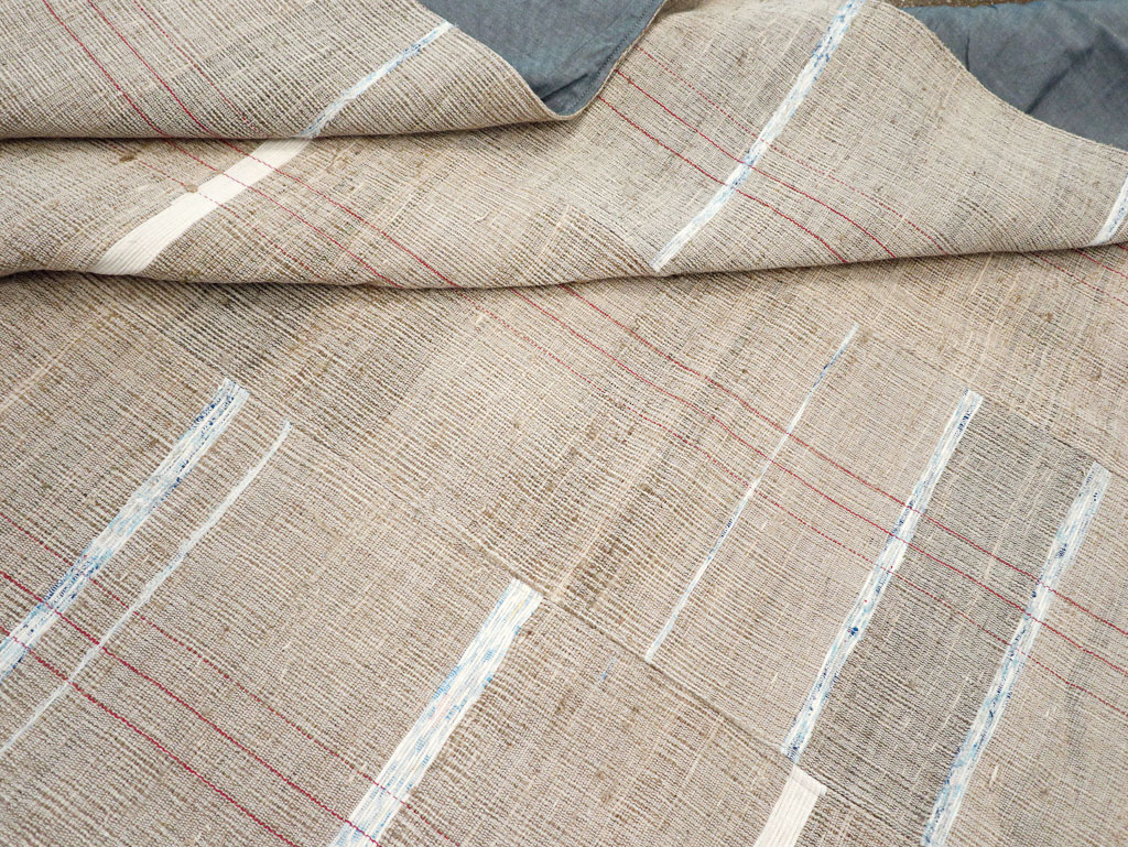 Contemporary Turkish Flatweave Kilim Room Size Carpet, No.30974 - Galerie Shabab