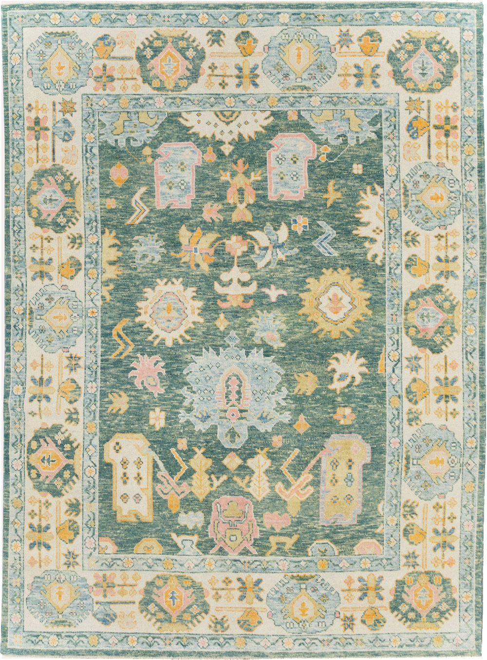 Modern Turkish Oushak, No.30980 - Galerie Shabab