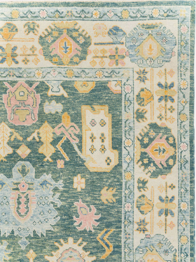 Modern Turkish Oushak, No.30980 - Galerie Shabab