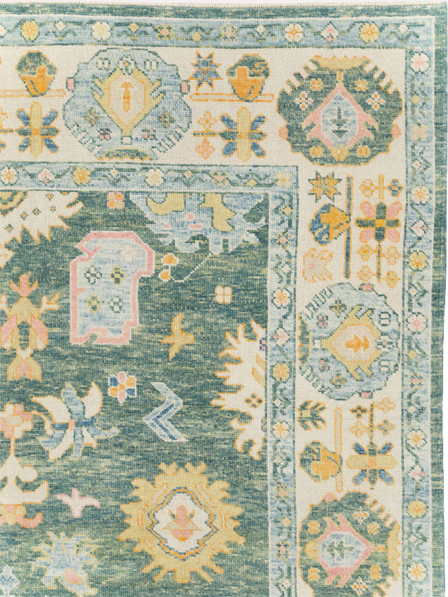 Modern Turkish Oushak, No.30980 - Galerie Shabab