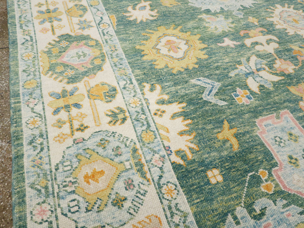 Modern Turkish Oushak, No.30980 - Galerie Shabab