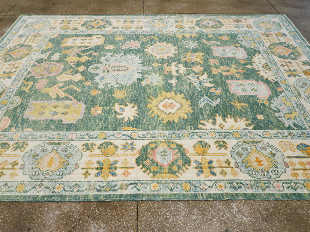 Modern Turkish Oushak, No.30980 - Galerie Shabab