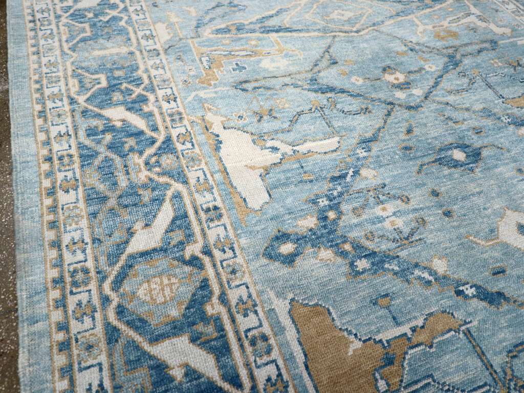 Modern Turkish Oushak Carpet, No.30983 - Galerie Shabab